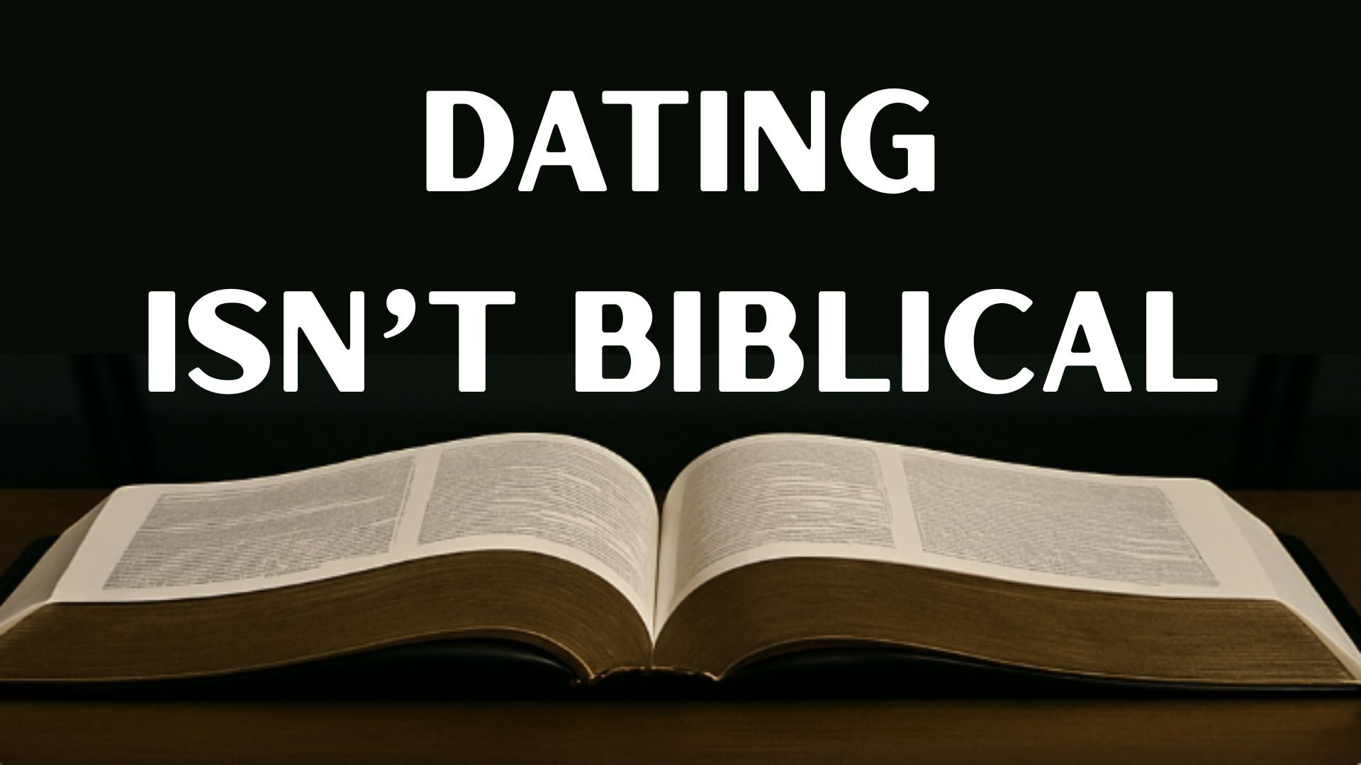 Why Christian Dating Isn’t Biblical (And What the Church Missed)